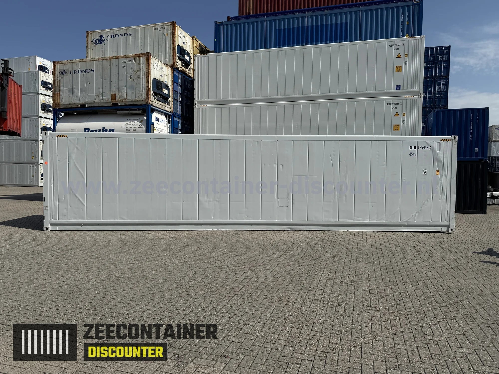 40ft High Cube Koelcontainer (reefer) - Gebruikt (CSC) Zeecontainer Discounter