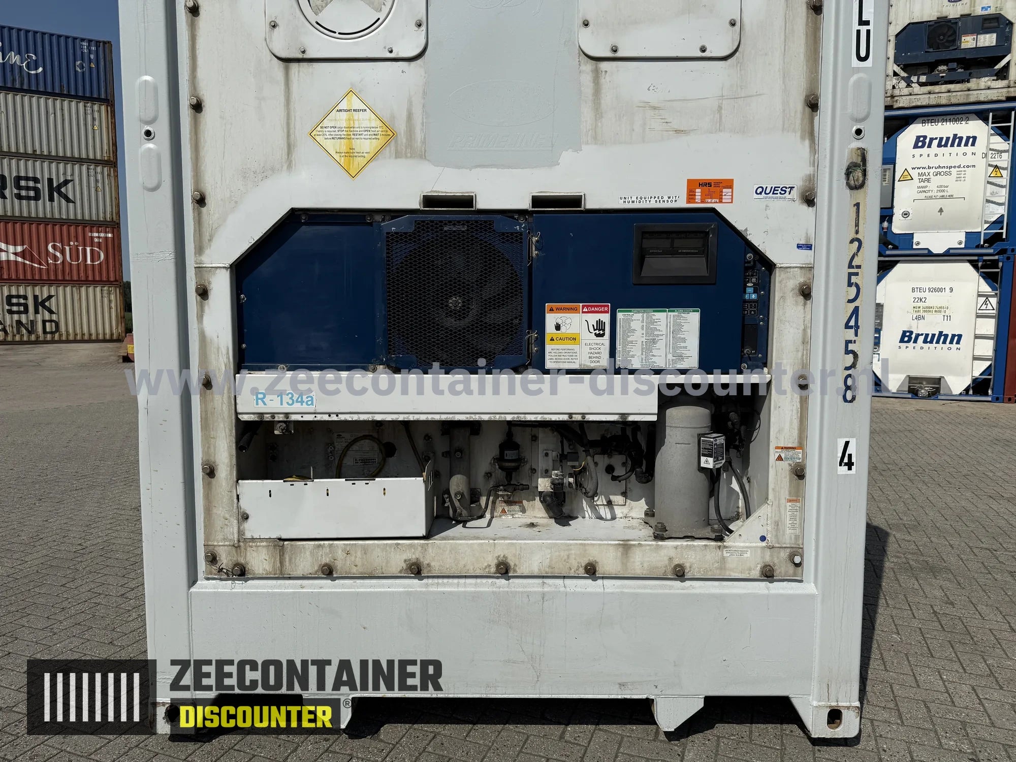 40ft High Cube Koelcontainer (reefer) - Gebruikt (CSC) Zeecontainer Discounter