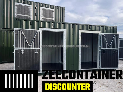 Modificatie: Weekrek voor Paardencontainer Zeecontainer Discounter