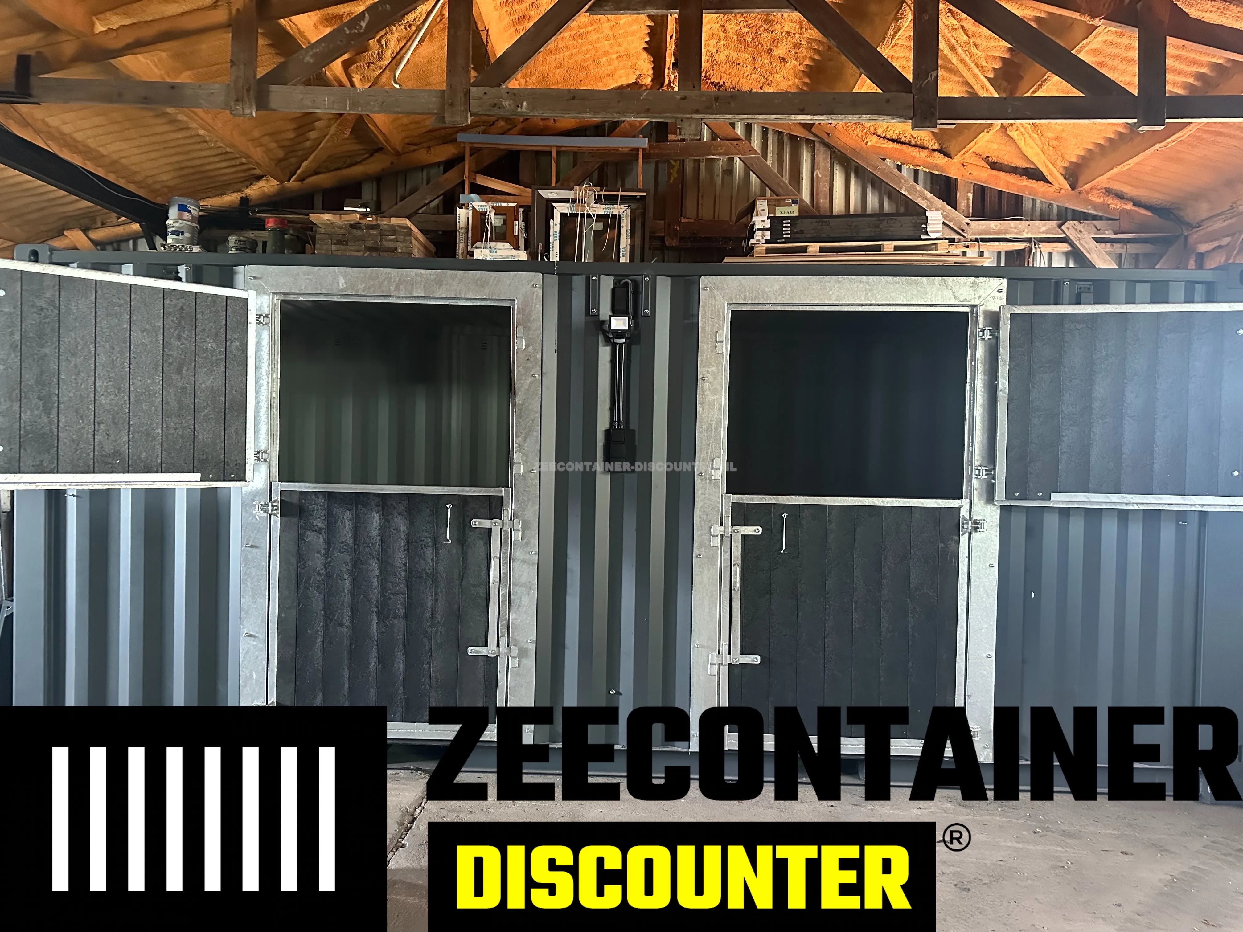 Modificatie: Extra Eendelige Staldeur 1,20 x 2,20 m Zeecontainer Discounter