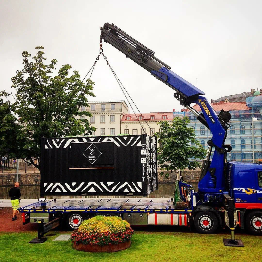 Container voor evenementen en horeca