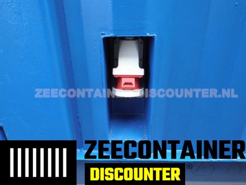 Modificatie: Elektra Bakje met 220V of 380V Stekker | Container Modificatie Zeecontainer Discounter