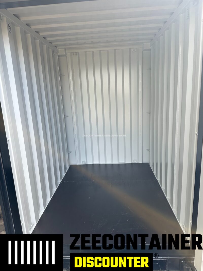 5ft opslagcontainer nieuw zwart - Afbeelding 7