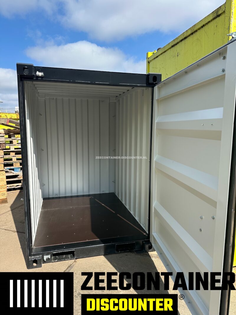 5ft opslagcontainer nieuw zwart - Afbeelding 8