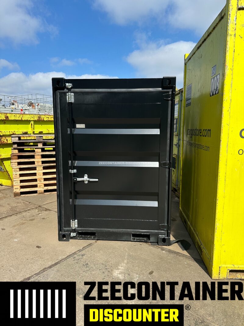 5ft opslagcontainer nieuw zwart - Afbeelding 10