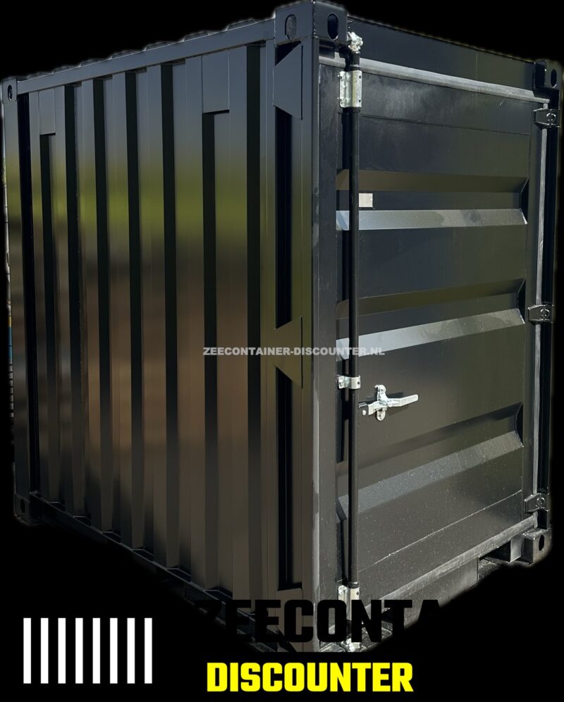 5ft opslagcontainer nieuw zwart
