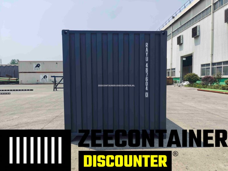 40ft zeecontainer  nieuw antracietgrijs - Afbeelding 3