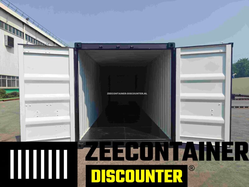 40ft zeecontainer  nieuw zwart - Afbeelding 9