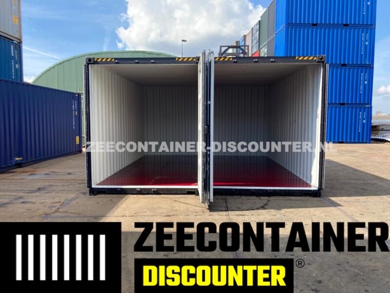modificatie dubbele 20ft zeecontainer garagebox zaagloods - Afbeelding 5