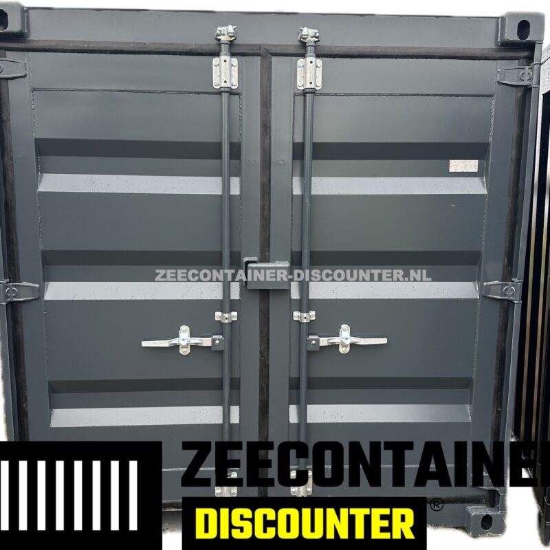 4ft opslagcontainer nieuw antracietgrijs